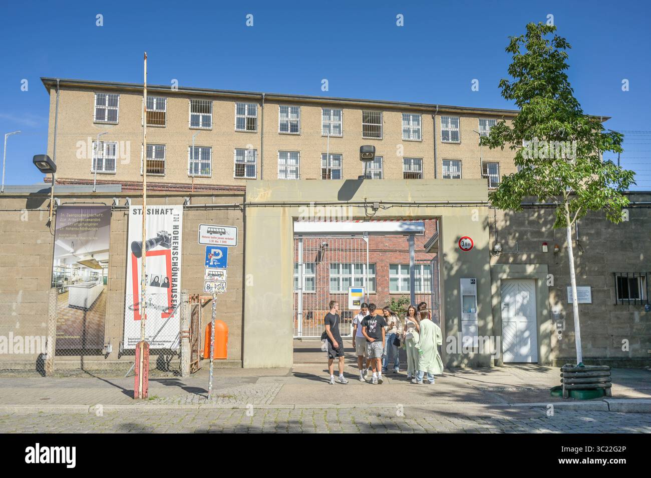 Stasi-Gedenkstätte, Genslerstraße, Hohenschönhausen, Lichtenberg, Berlin, Deutschland Banque D'Images