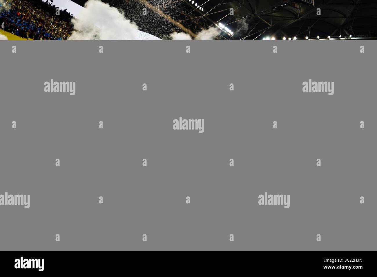 14 avril 2019 : les fans de Fenerbache avant le match turc Super Lig entre Fenerbache et Galatasaray au stade ÅžÃ¼krÃ¼ SaracoÄŸlu à Istanbul, Turquie. Ulrik Pedersen/CSM.(image de crédit : &copy ; Ulrik Pedersen/CSM via ZUMA Wire) Banque D'Images