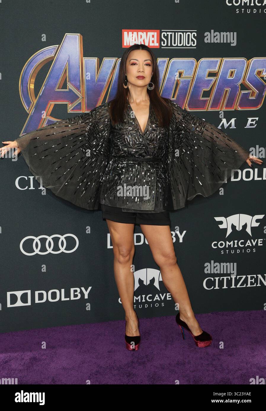 22 avril 2019 - Los Angeles, États-Unis d'Amérique - Ming-Na Wen arrivant à la première mondiale de 'Avengers : Endgame' au Los Angeles Convention Center le 22 avril 2019 à Los Angeles, Californie (crédit image : © Famous/Ace Pictures via ZUMA Press) Banque D'Images
