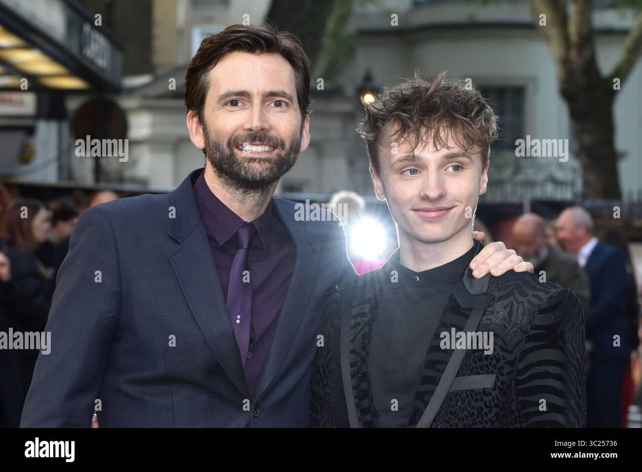 29 avril 2019 - Londres, Royaume-Uni de Grande-Bretagne et d'Irlande du Nord - David Tennant (G) et Ty Tennant arrivant à la première britannique de 'Tolkien' au Curzon Mayfair le 29 avril 2019 à Londres, Angleterre (crédit image : © Famous/Ace Pictures via ZUMA Press) Banque D'Images