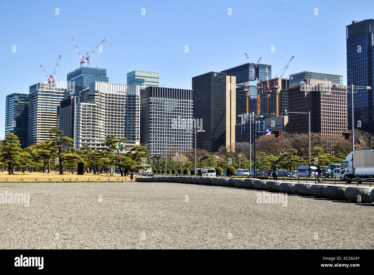 17 mars 2019 - Tokyo, Japon - bâtiments, jardin, arbres. Chidoya, Tokyo, Japon. (Crédit image : © Martha Barreno/Vwpics/VW pics via ZUMA Wire) Banque D'Images