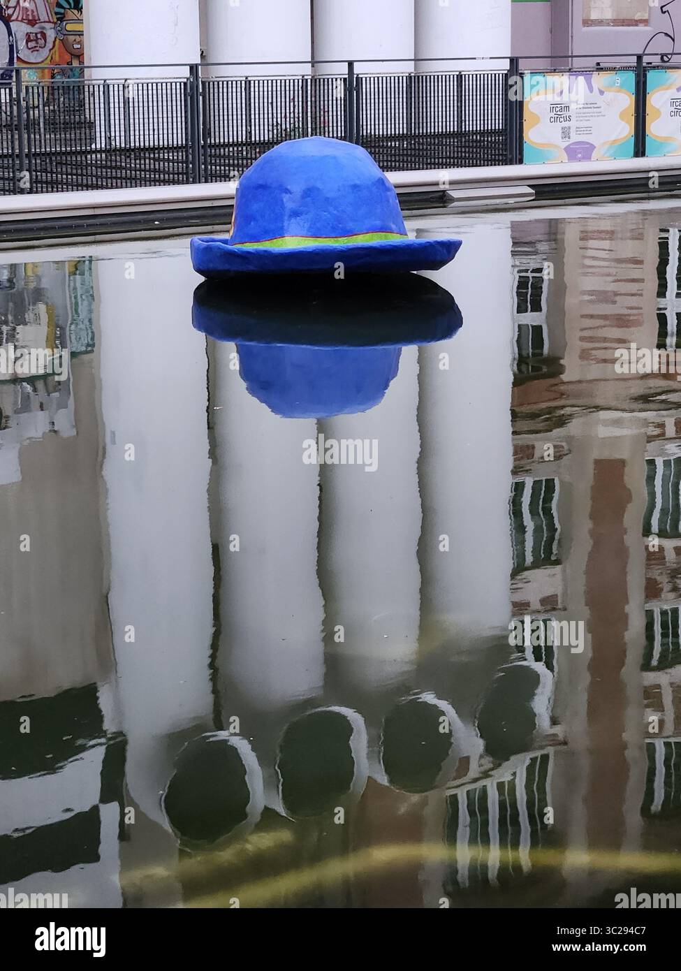 art en dehors du pompidou paris Banque D'Images