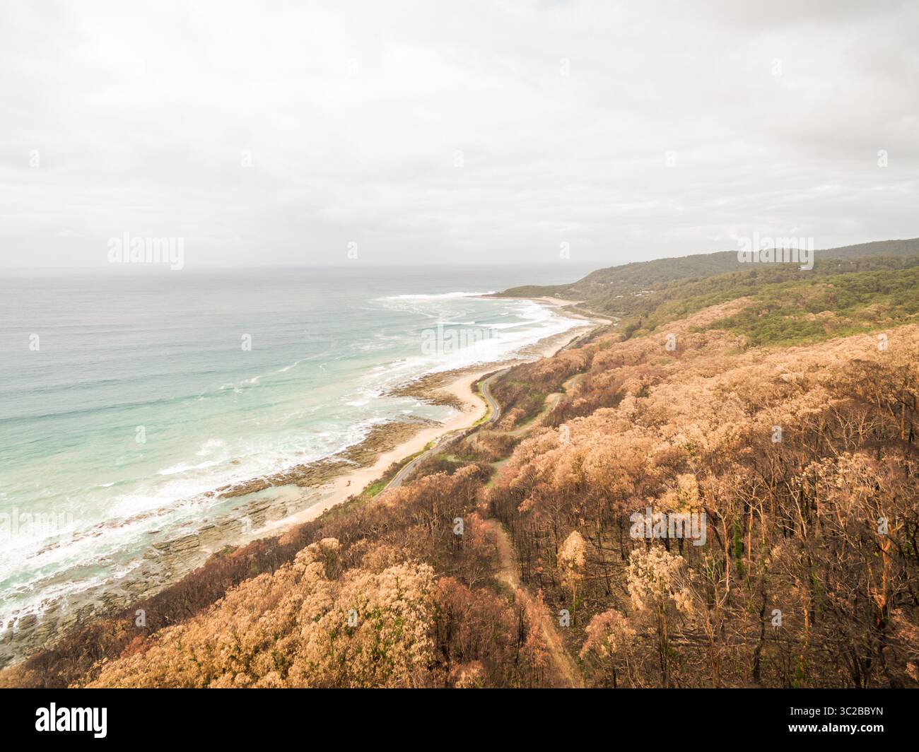 27 mars 2016 - Victoria, Australie - vue aérienne du détroit de Bass sur la côte australienne. (Crédit image : © Amazing Aerial via ZUMA Wire) Banque D'Images