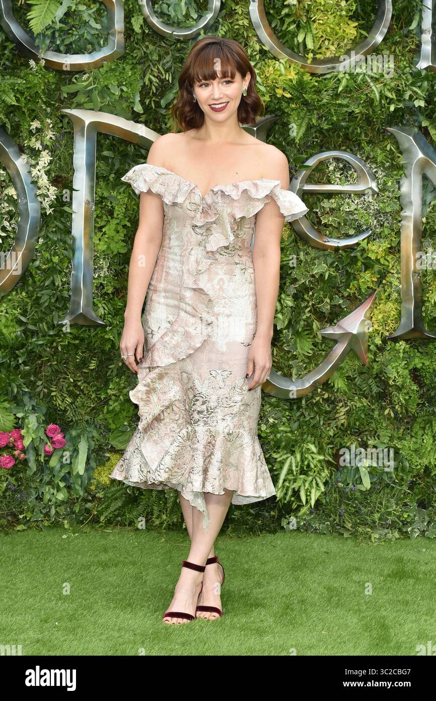 28 mai 2019 - Londres, Royaume-Uni de Grande-Bretagne et d'Irlande du Nord - Jill Winternitz arrive à la première de 'Good Omens' à l'Odeon luxe Leicester Square le 28 2019 mai à Londres, Angleterre (crédit image : © Famous/Ace Pictures via ZUMA Press) Banque D'Images