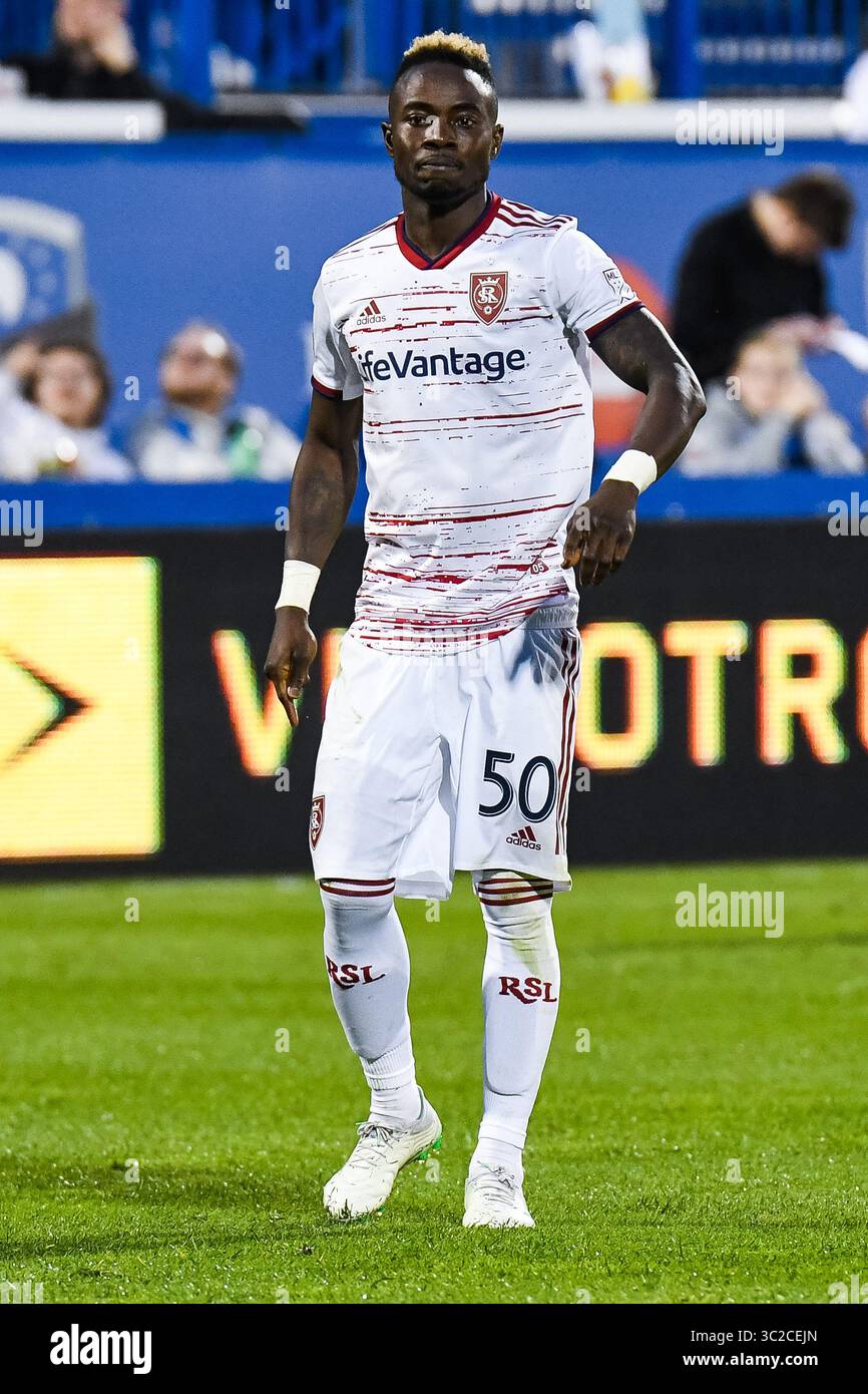 29 mai 2019 : regardez l’attaquant du Real Salt Lake Sam Johnson (50) pendant le match de l’impact de Montréal au stade Saputo à Montréal, QC. David Kirouac/CSM(image de crédit : &copy ; David Kirouac/CSM via ZUMA Wire) Banque D'Images