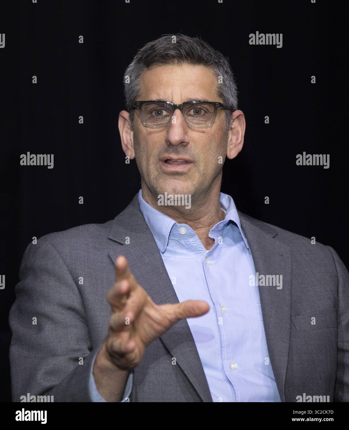 21 mai 2019 - Londres, Californie, Royaume-Uni - Michael Engler réalisateur de la série télévisée Downtown Abby (crédit image : © Armando Gallo/ZUMA Studio) Banque D'Images