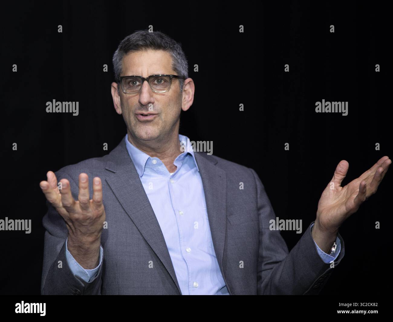 21 mai 2019 - Londres, Californie, Royaume-Uni - Michael Engler réalisateur de la série télévisée Downtown Abby (crédit image : © Armando Gallo/ZUMA Studio) Banque D'Images