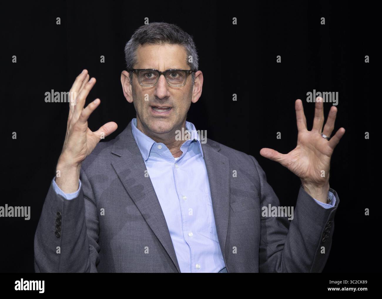 21 mai 2019 - Londres, Californie, Royaume-Uni - Michael Engler réalisateur de la série télévisée Downtown Abby (crédit image : © Armando Gallo/ZUMA Studio) Banque D'Images