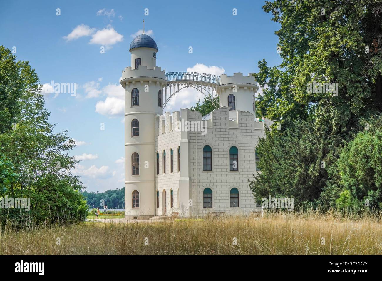 Schloss, Pfaueninsel, Ortsteil Wannsee, Bezirk Steglitz-Zehlendorf, Berlin, Deutschland Banque D'Images