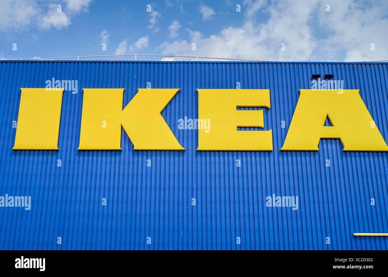 IKEA Werbung, Möbelhaus, Sachsendamm, Tempelhof, Bezirk Tempelhof-Schöneberg, Berlin, Deutschland Banque D'Images