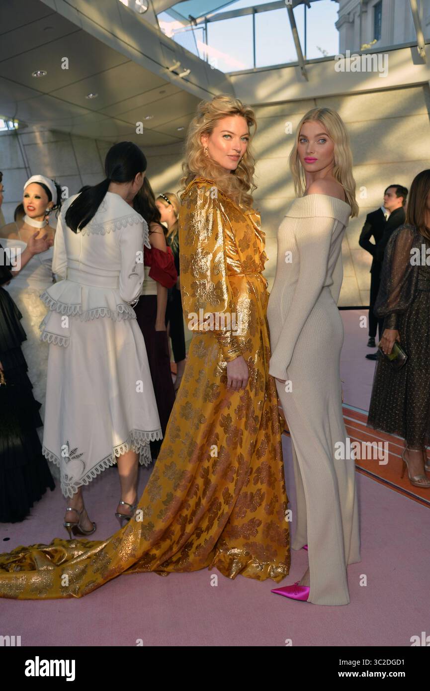3 juin 2019 - New York, New York, États-Unis - Martha Hunt (l) et Elsa Hosk arrivant aux CFDA Fashion Awards au Brooklyn Museum of Art le 3 juin 2019 à New York (image crédit : © Kristin Callahan/Ace Pictures via ZUMA Press) Banque D'Images