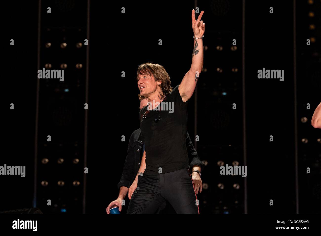 10 juin 2019 - Nashville, TN, États-Unis - NASHVILLE, TENNESSEE - 09 JUIN : Keith Urban se produit sur scène pour la quatrième journée du Festival de musique CMA 2019 le 9 juin 2019 à Nashville, Tennessee. Photo : Andrew Wendowski pour imageSPACE (crédit image : © Imagespace via ZUMA Wire) Banque D'Images