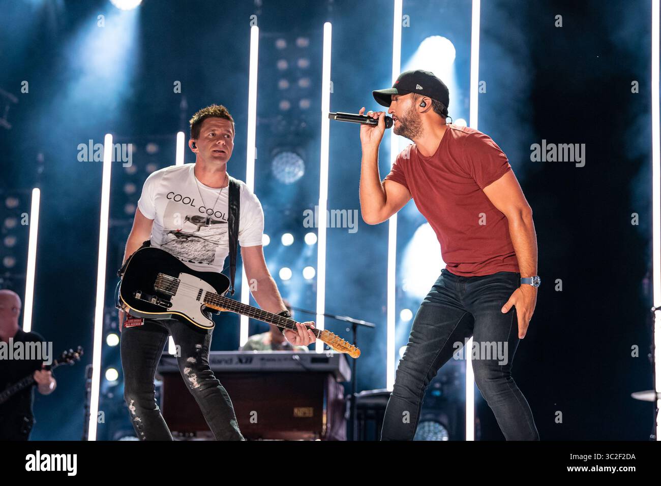 10 juin 2019 - Nashville, TN, États-Unis - NASHVILLE, TENNESSEE - 09 JUIN : Luke Bryan se produit sur scène pour la quatrième journée du Festival de musique CMA 2019 le 9 juin 2019 à Nashville, Tennessee. Photo : Andrew Wendowski pour imageSPACE (crédit image : © Imagespace via ZUMA Wire) Banque D'Images
