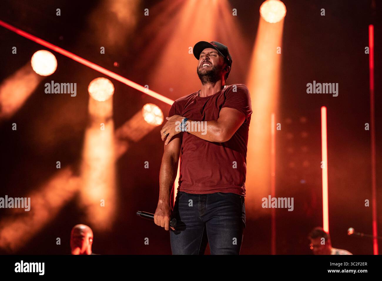 10 juin 2019 - Nashville, TN, États-Unis - NASHVILLE, TENNESSEE - 09 JUIN : Luke Bryan se produit sur scène pour la quatrième journée du Festival de musique CMA 2019 le 9 juin 2019 à Nashville, Tennessee. Photo : Andrew Wendowski pour imageSPACE (crédit image : © Imagespace via ZUMA Wire) Banque D'Images