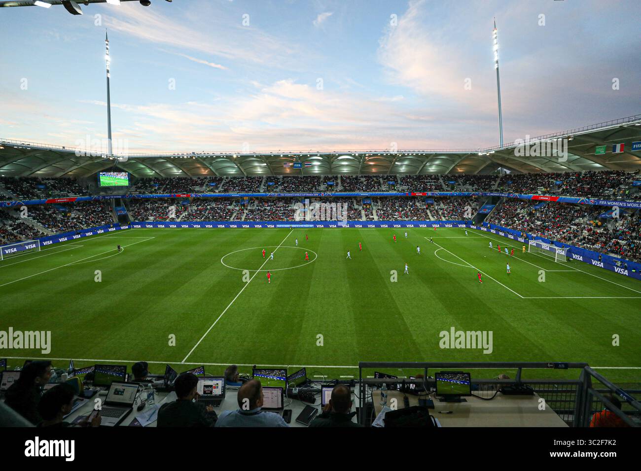 11 juin 2019 : Reims, France : les États-Unis lors d'un match contre la Thaïlande match valable pour le groupe F de la première phase de la Coupe du monde de football féminin au stade Auguste-Delaune. (Crédit image : © Vanessa Carvalho/ZUMA Wire) Banque D'Images
