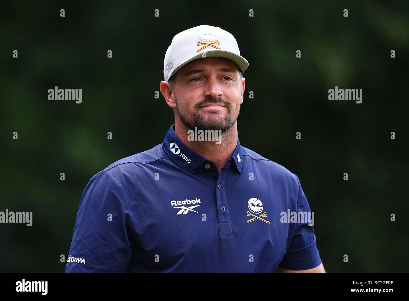 Bryson DeChambeau de Crushers GC lors de la journée de prévisualisation avant le LIV Golf UK by JCB 2025 au JCB Golf and Country Club, Rocester. Date de la photo : jeudi 24 juillet 2025. Banque D'Images