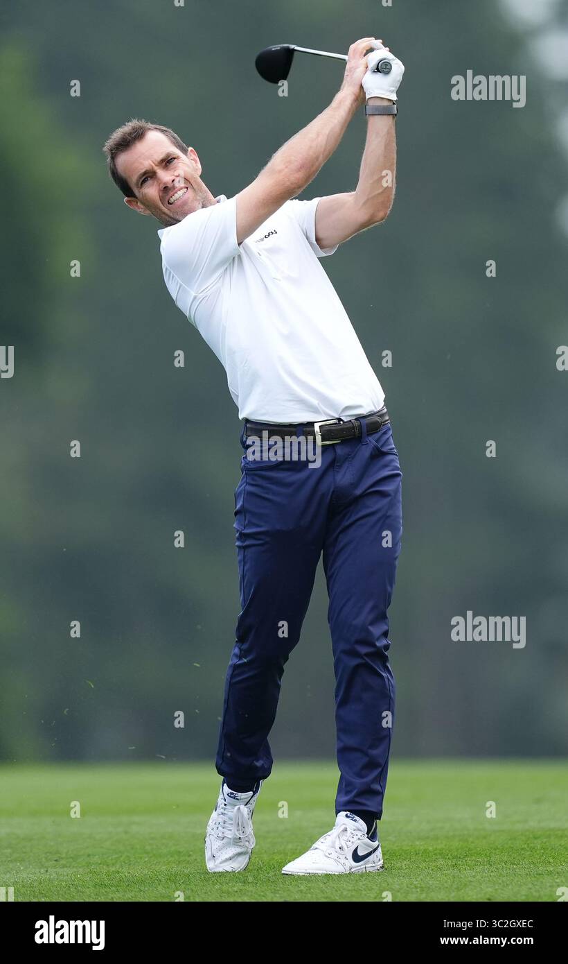 Paul Casey de Crushers CC lors de la journée de prévisualisation avant le LIV Golf UK by JCB 2025 au JCB Golf and Country Club de Rocester. Date de la photo : jeudi 24 juillet 2025. Banque D'Images