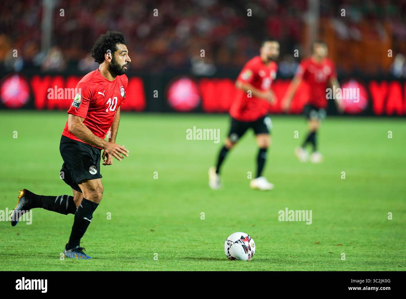 Mohamed Salah Mahrous Ghaly de l'Egypte lors du match de la Coupe d'Afrique des Nations 2019 entre l'Egypte et la RD Congo au stade international du Caire au Caire, Egypte, le 26 juin 2019.(image de crédit : &copy ; Ulrik Pedersen/CSM via ZUMA Wire) Banque D'Images