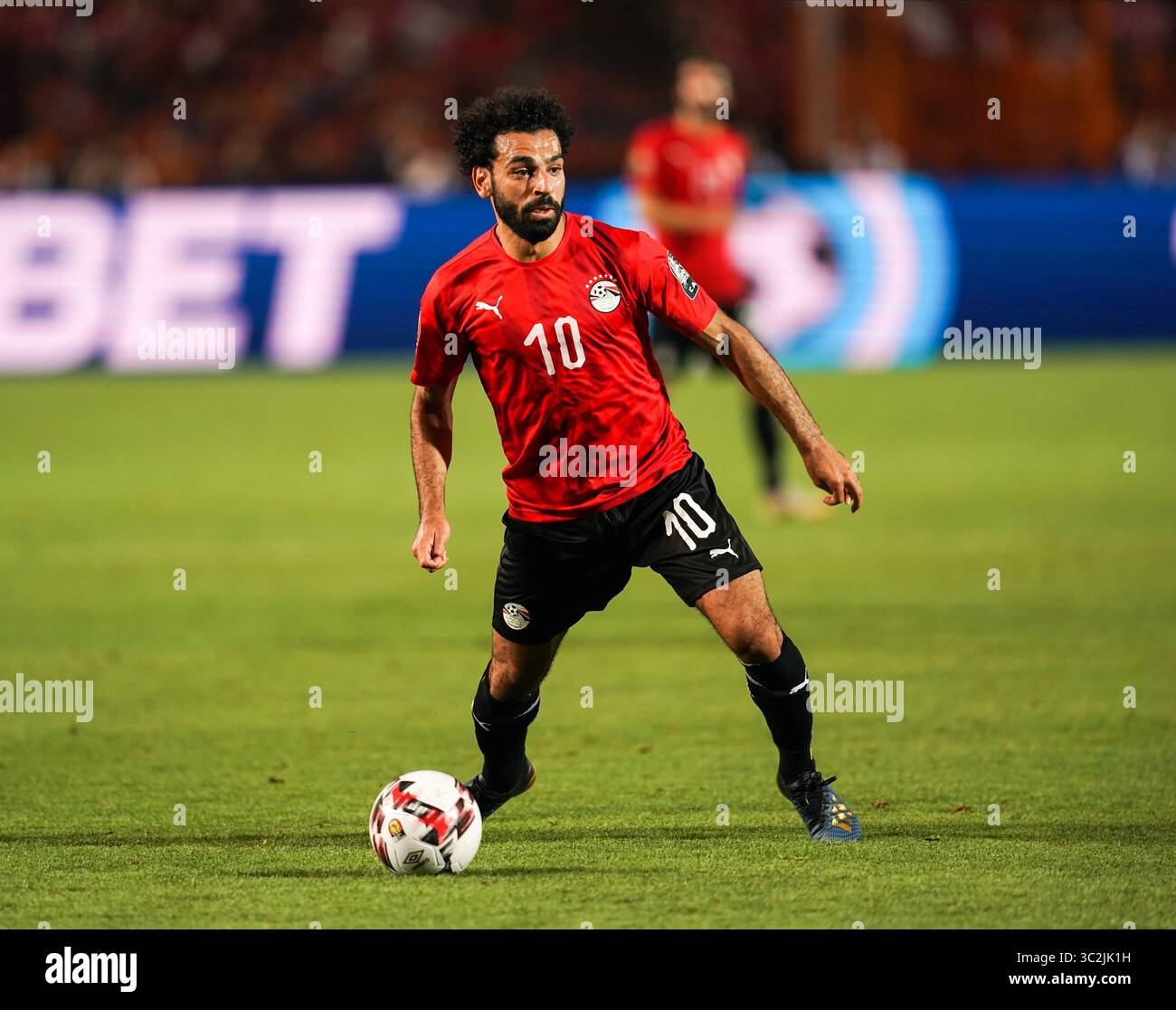 Mohamed Salah Mahrous Ghaly de l'Egypte lors du match de la Coupe d'Afrique des Nations 2019 entre l'Egypte et la RD Congo au stade international du Caire au Caire, Egypte, le 26 juin 2019.(image de crédit : &copy ; Ulrik Pedersen/CSM via ZUMA Wire) Banque D'Images