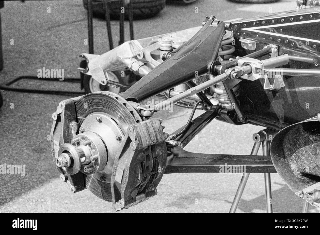 1977 Lotus 78 ensemble de freins avant - JPS Team Lotus - F1 Grand Prix de Suède - Anderstop - original Imacon Negative Scan Banque D'Images