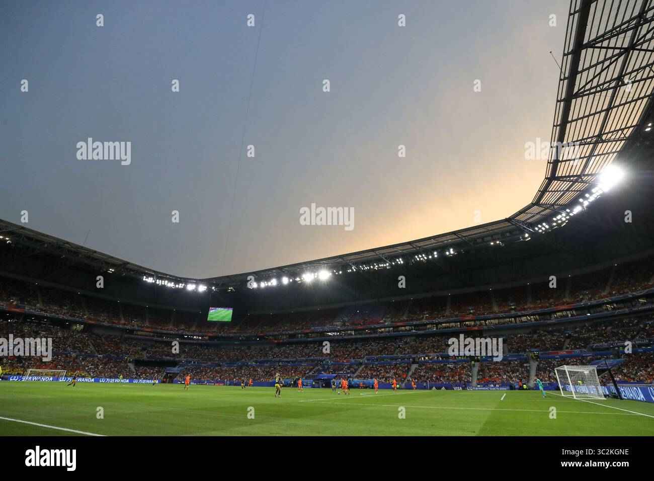 3 juillet 2019, Lyon, France : pays-Bas et Suède valables pour les demi-finales de la Coupe du monde féminine de football. (Crédit image : © Vanessa Carvalho/ZUMA Wire) Banque D'Images