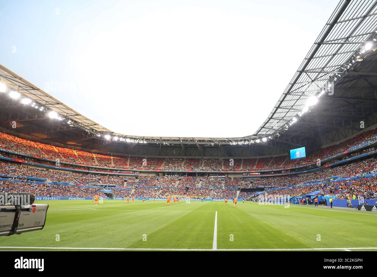 3 juillet 2019, Lyon, France : pays-Bas et Suède valables pour les demi-finales de la Coupe du monde féminine de football. (Crédit image : © Vanessa Carvalho/ZUMA Wire) Banque D'Images