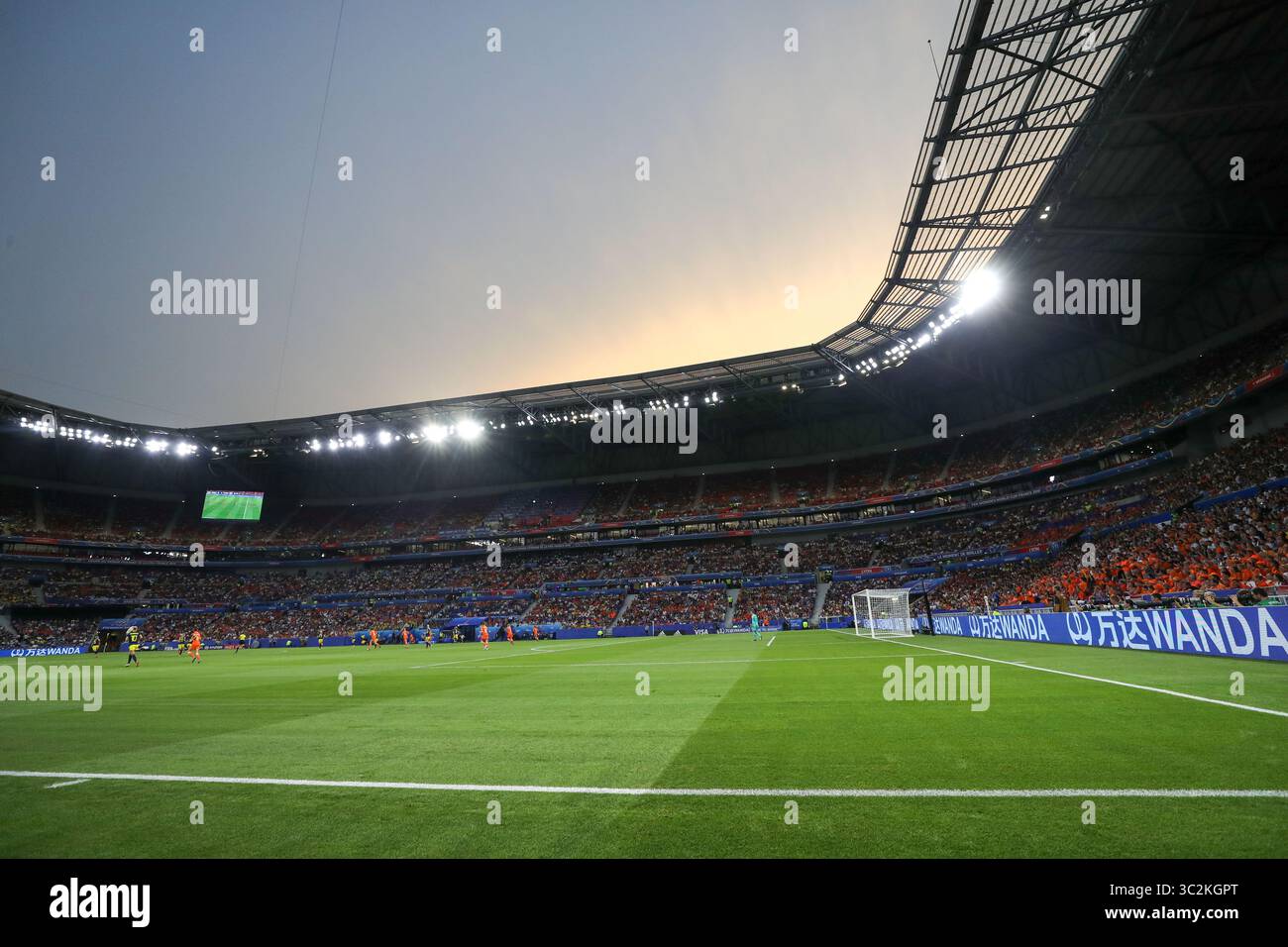 3 juillet 2019, Lyon, France : pays-Bas et Suède valables pour les demi-finales de la Coupe du monde féminine de football. (Crédit image : © Vanessa Carvalho/ZUMA Wire) Banque D'Images