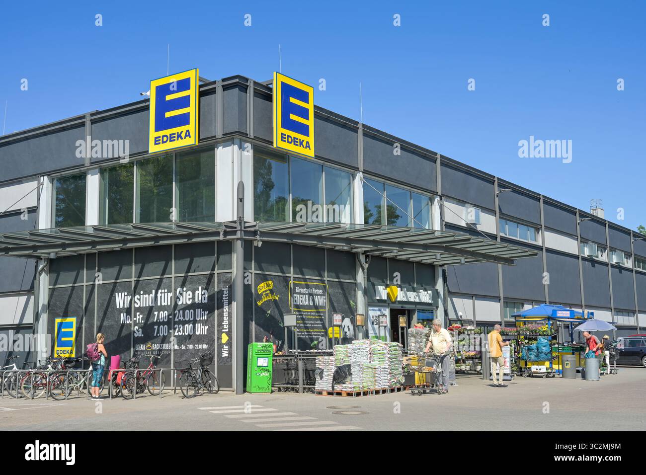 Edeka Markt, Siemensstraße, Lankwitz, Bezirk Steglitz-Zehlendorf, Berlin, Deutschland Banque D'Images