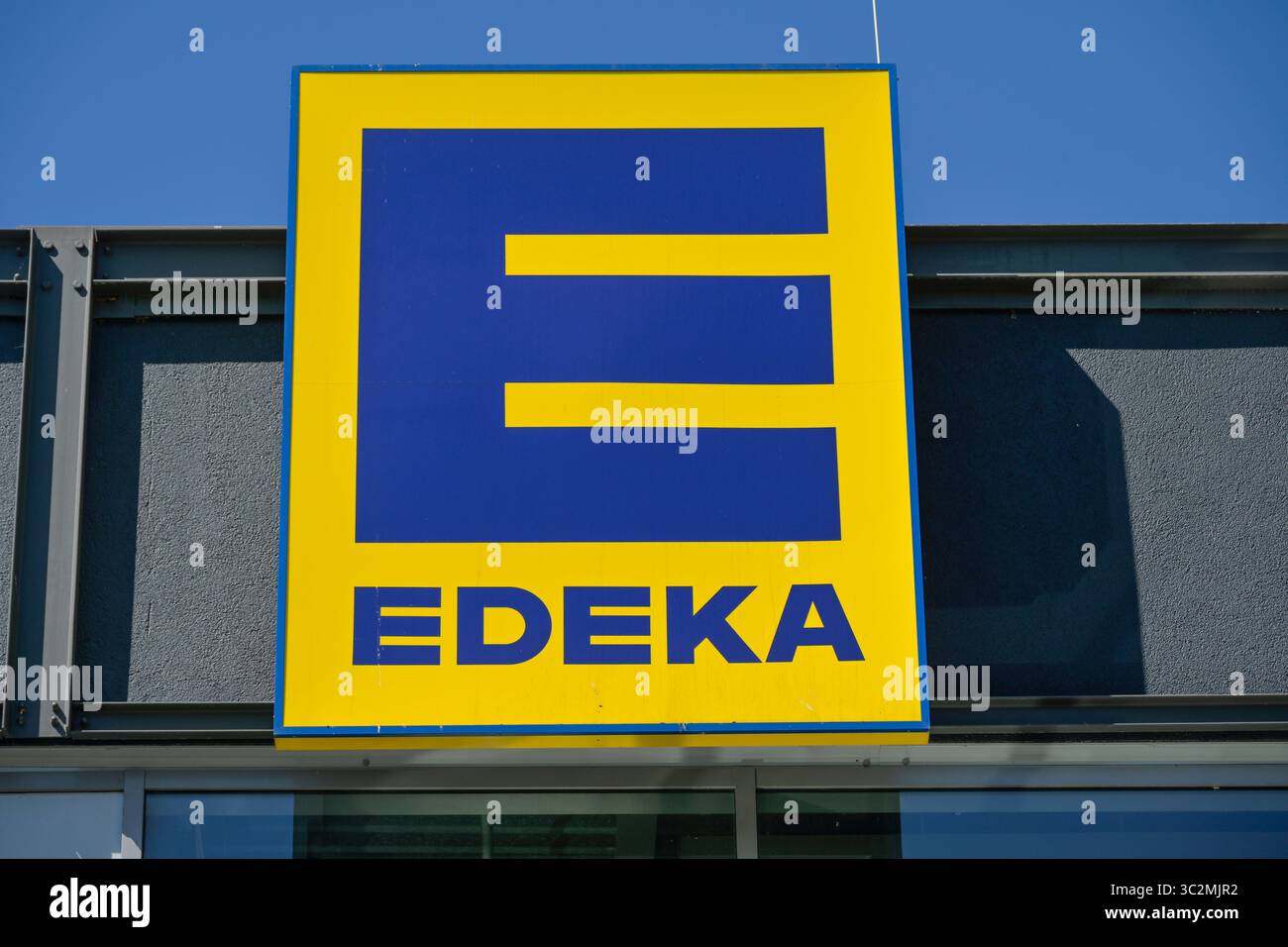Edeka Markt, Siemensstraße, Lankwitz, Bezirk Steglitz-Zehlendorf, Berlin, Deutschland Banque D'Images