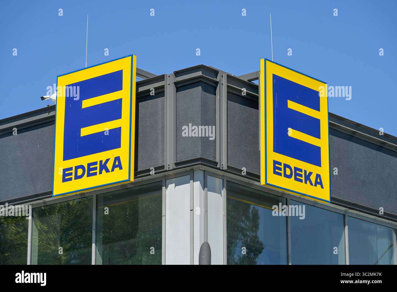 Edeka Markt, Siemensstraße, Lankwitz, Bezirk Steglitz-Zehlendorf, Berlin, Deutschland Banque D'Images