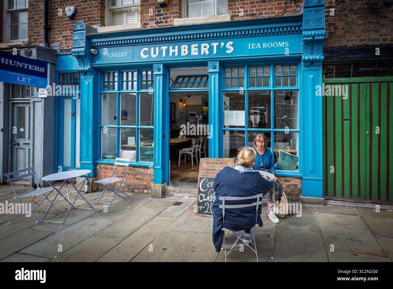Salons de thé Cuthberts à Mount Pleasant, Liverpool. Banque D'Images