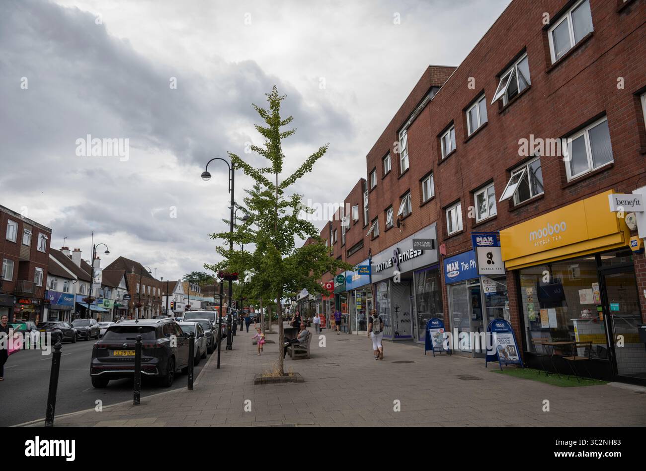 Loughton, ville de banlieue et paroisse civile dans le district de la forêt d'Epping dans l'Essex, Angleterre, Royaume-Uni Banque D'Images