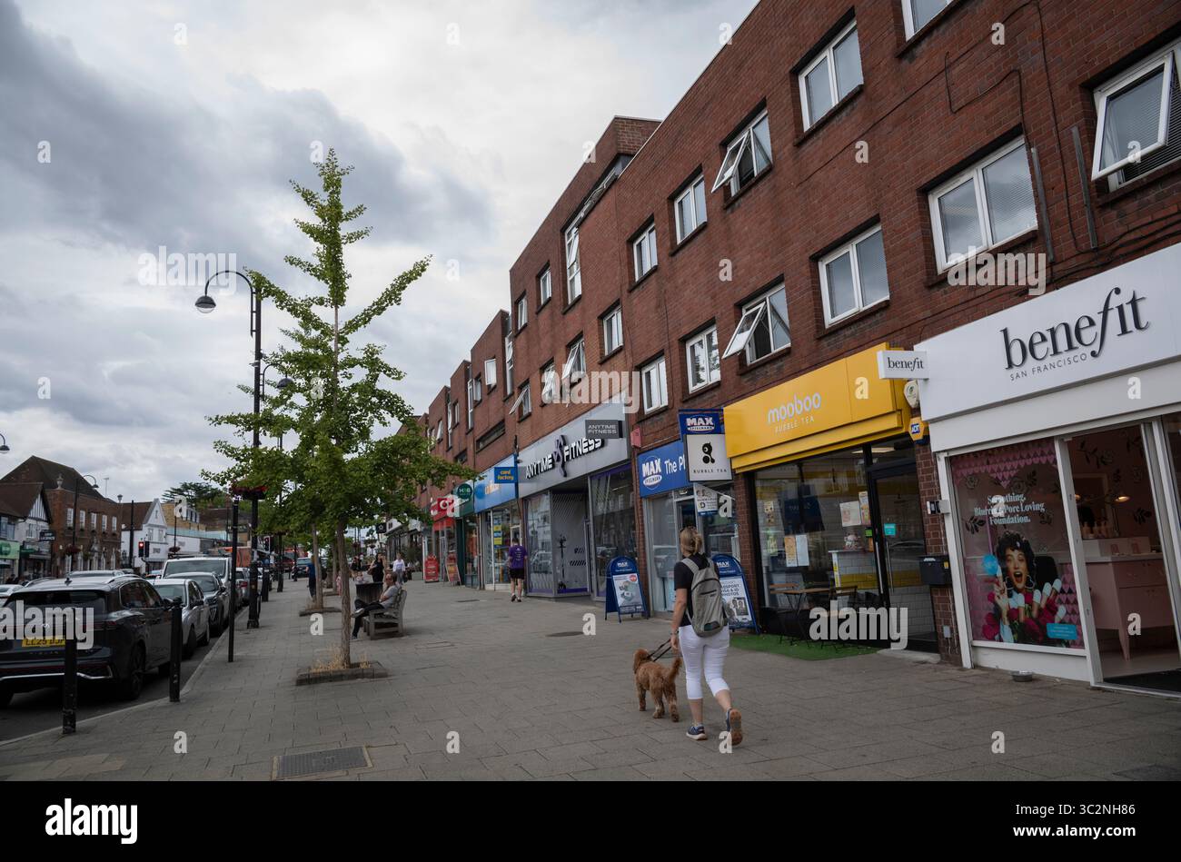 Loughton, ville de banlieue et paroisse civile dans le district de la forêt d'Epping dans l'Essex, Angleterre, Royaume-Uni Banque D'Images