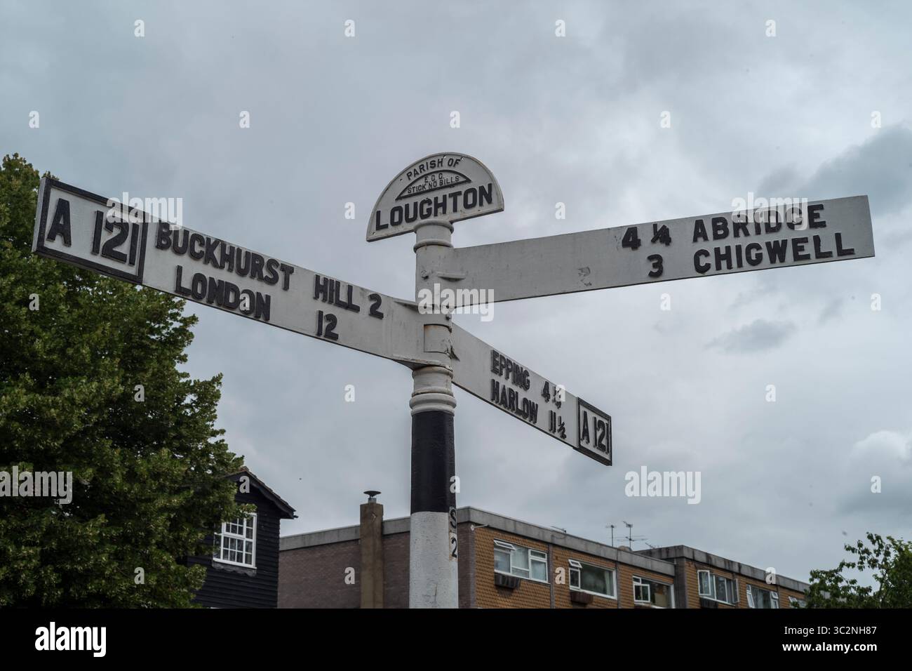 Loughton, ville de banlieue et paroisse civile dans le district de la forêt d'Epping dans l'Essex, Angleterre, Royaume-Uni Banque D'Images