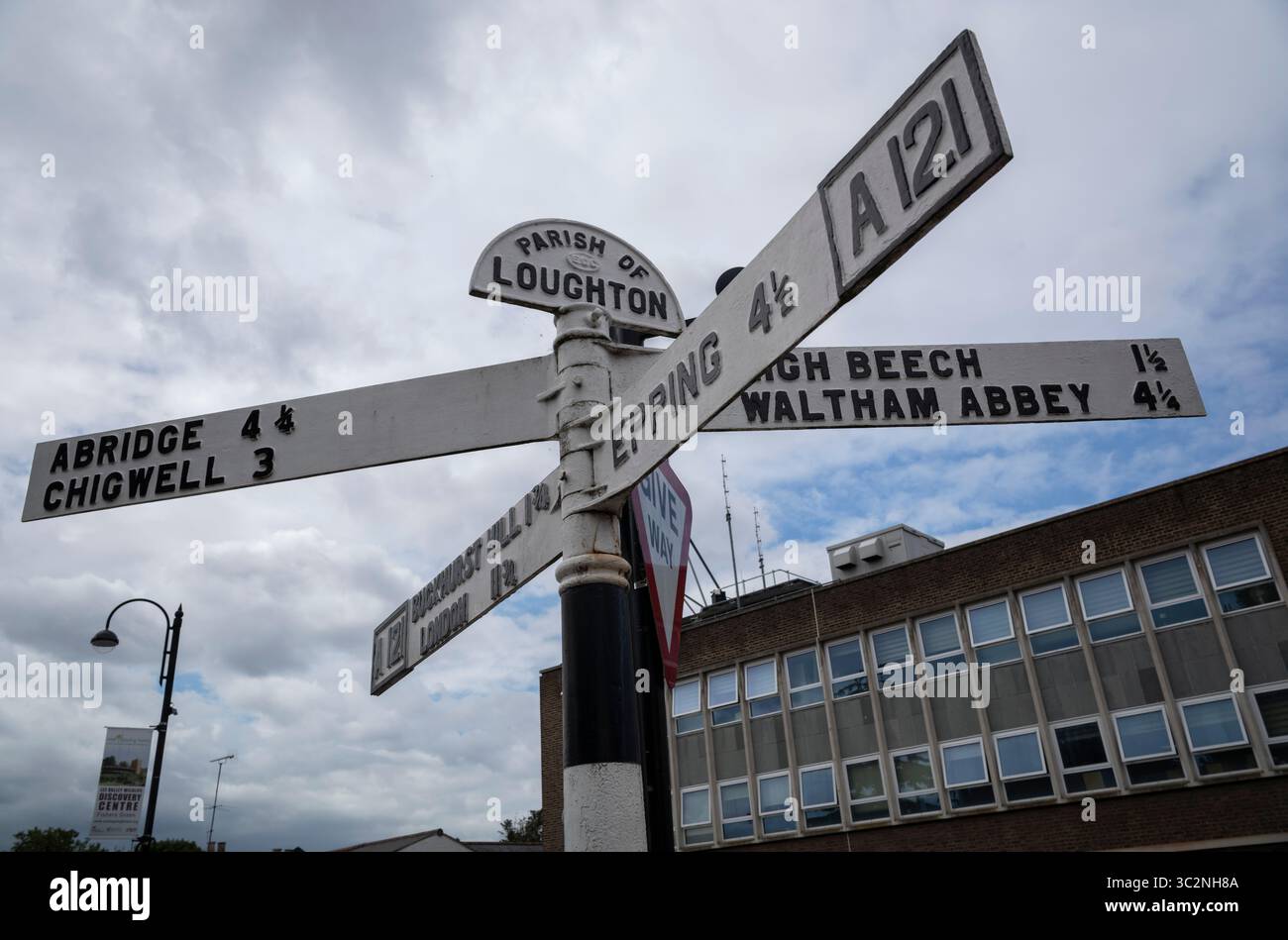 Loughton, ville de banlieue et paroisse civile dans le district de la forêt d'Epping dans l'Essex, Angleterre, Royaume-Uni Banque D'Images