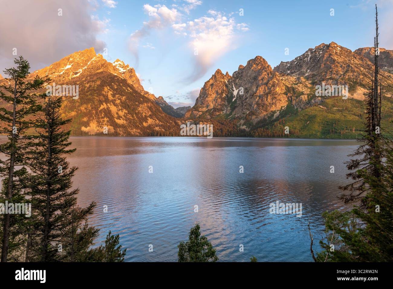Parc National de Grand Teton, Wyoming Banque D'Images
