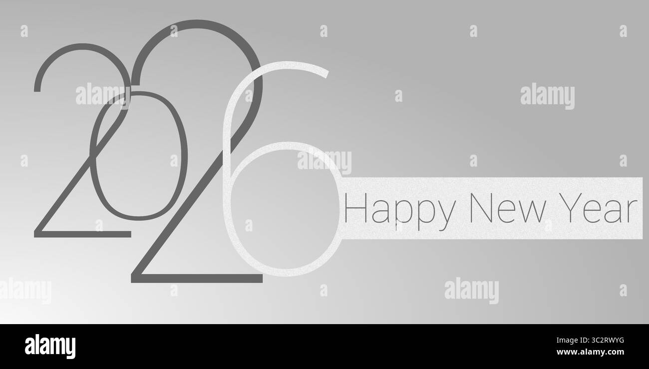 2026 - bonne année 2026 Illustration de Vecteur