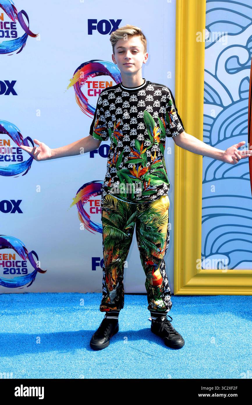 11 août 2019, Hermosa Beach, CA, USA : LOS ANGELES - AUG 11 : Avi Angel aux Teen Choice Awards 2019 à Hermosa Beach le 11 août 2019 à Hermosa Beach, CA (crédit Image : © Kay Blake/Zuma sur le fil) Banque D'Images