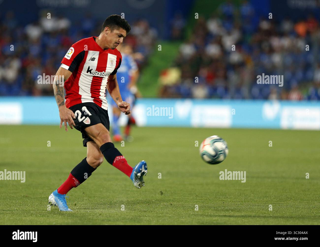 24 août 2019, Getafe, Madrid, Espagne : Ander Capa de l'Athletic Club de Bilbao en action lors du match de Liga espagnol entre Getafe CF et Athletic Club de Bilbao au Coliseum Alfonso Perez, Getafe. (Crédit image : © Manu Reino/SOPA images via ZUMA Wire) Banque D'Images