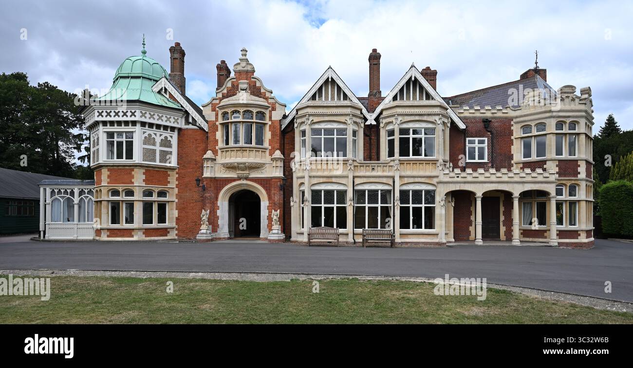 The Mansion at Bletchley Park - Bletchley - Milton Keynes - Angleterre Royaume-Uni Banque D'Images