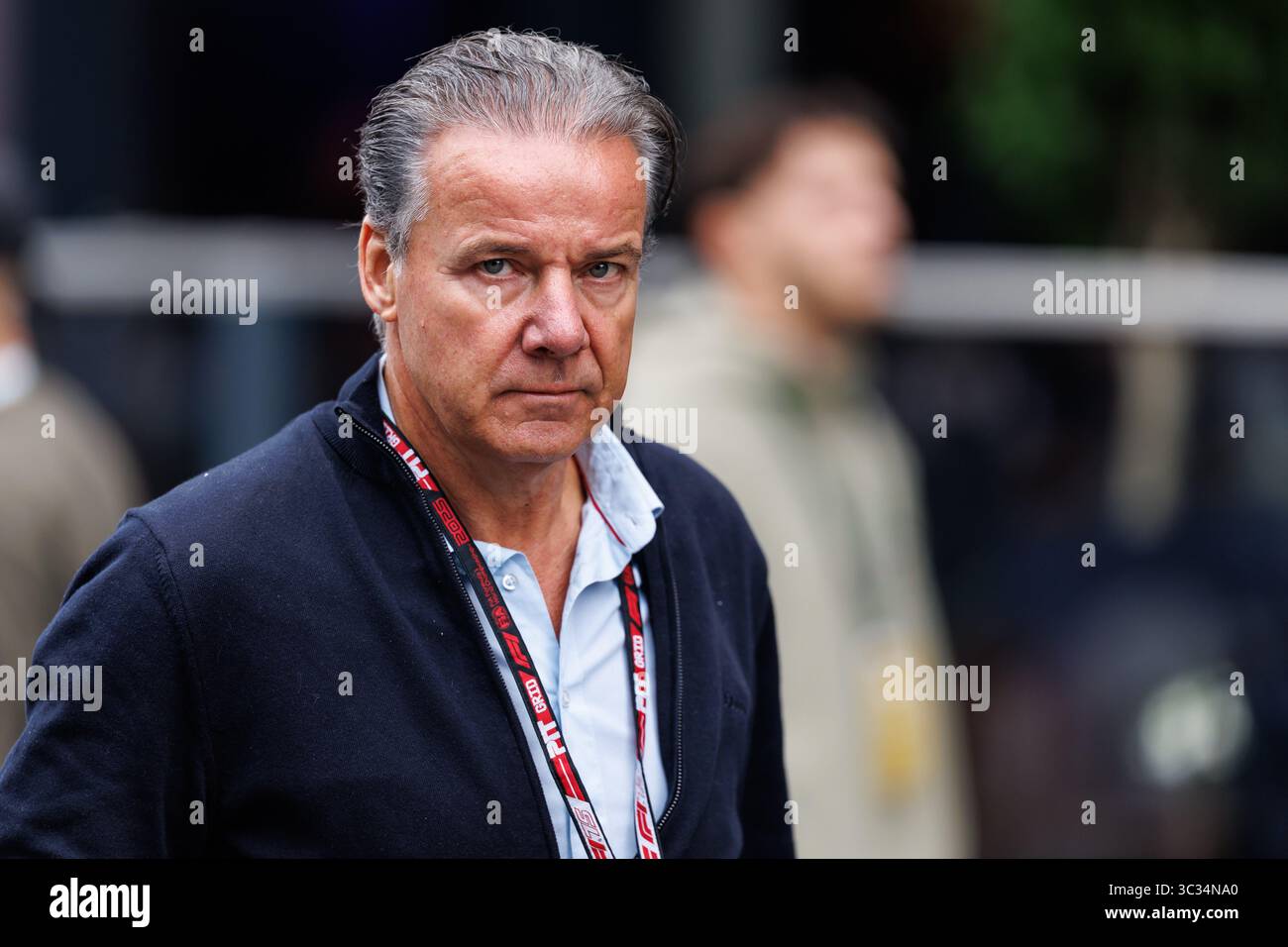 Raymond Vermeulen (Manager von Max Verstappen), Grosser Preis von Belgien, Motorsport, formule 1, saison 2025, 25.07.2025 Foto : Eibner-Pressefoto/Alexander Neis crédit : dpa Picture alliance/Alamy Live News Banque D'Images