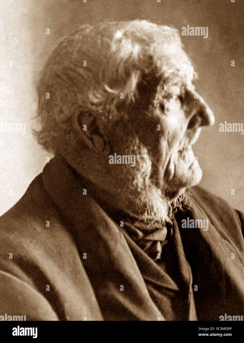 Augustus John Smith (père des îles Scilly) dans les années 1870 Banque D'Images