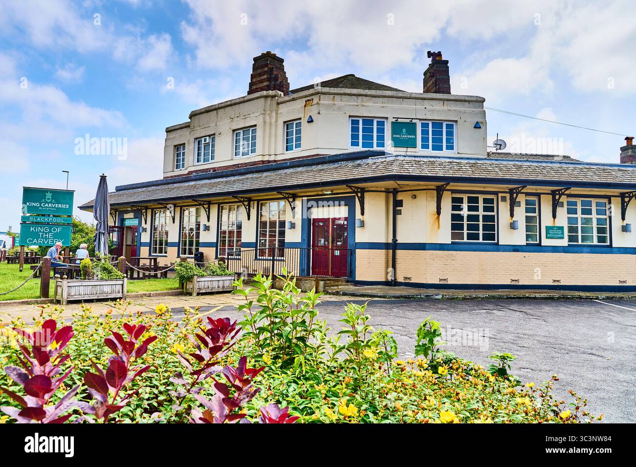 Pub King Caveries, Blackpool.UK Banque D'Images