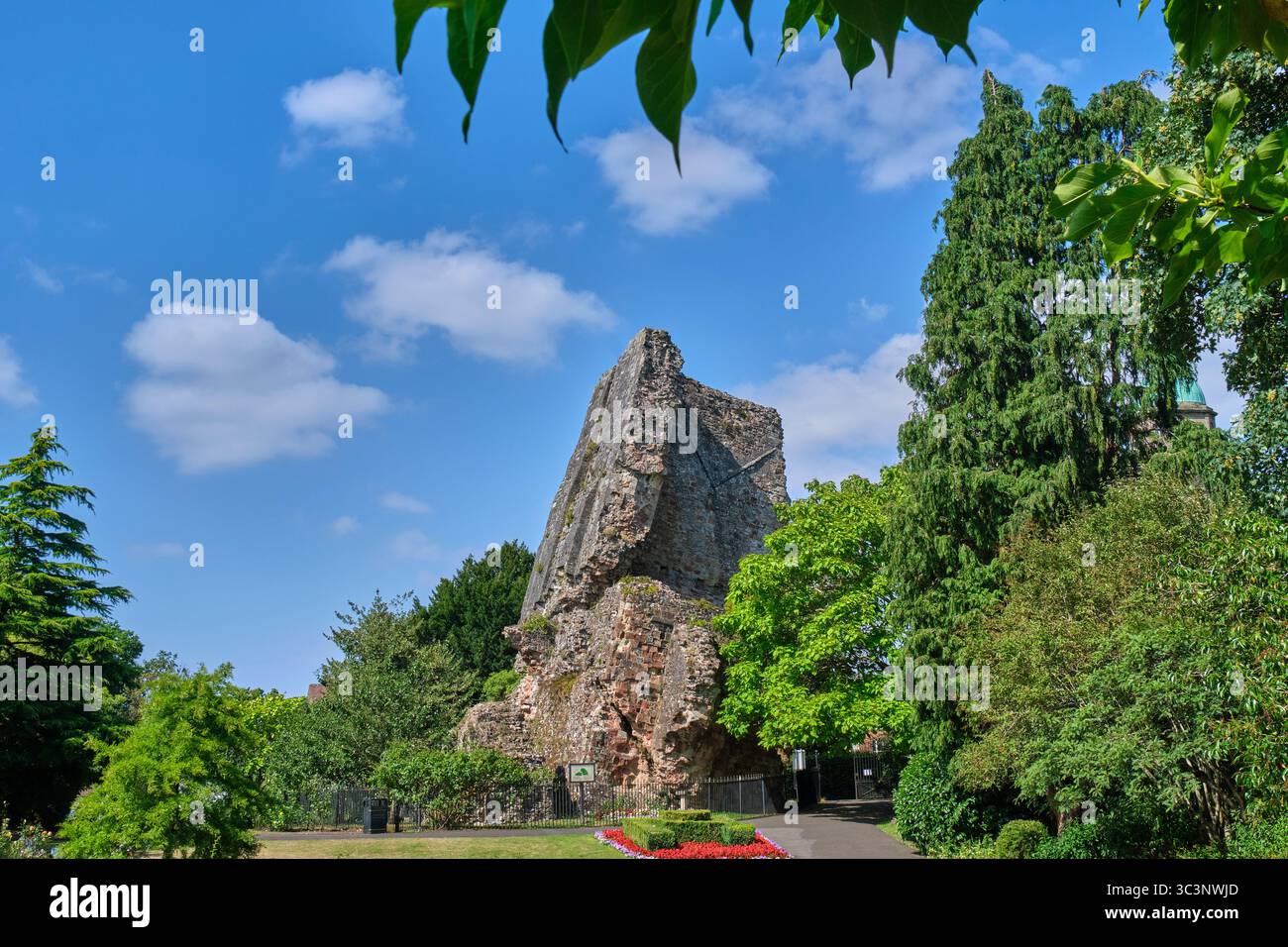 Château de Bridgnorth, Bridgnorth, Shropshire Banque D'Images