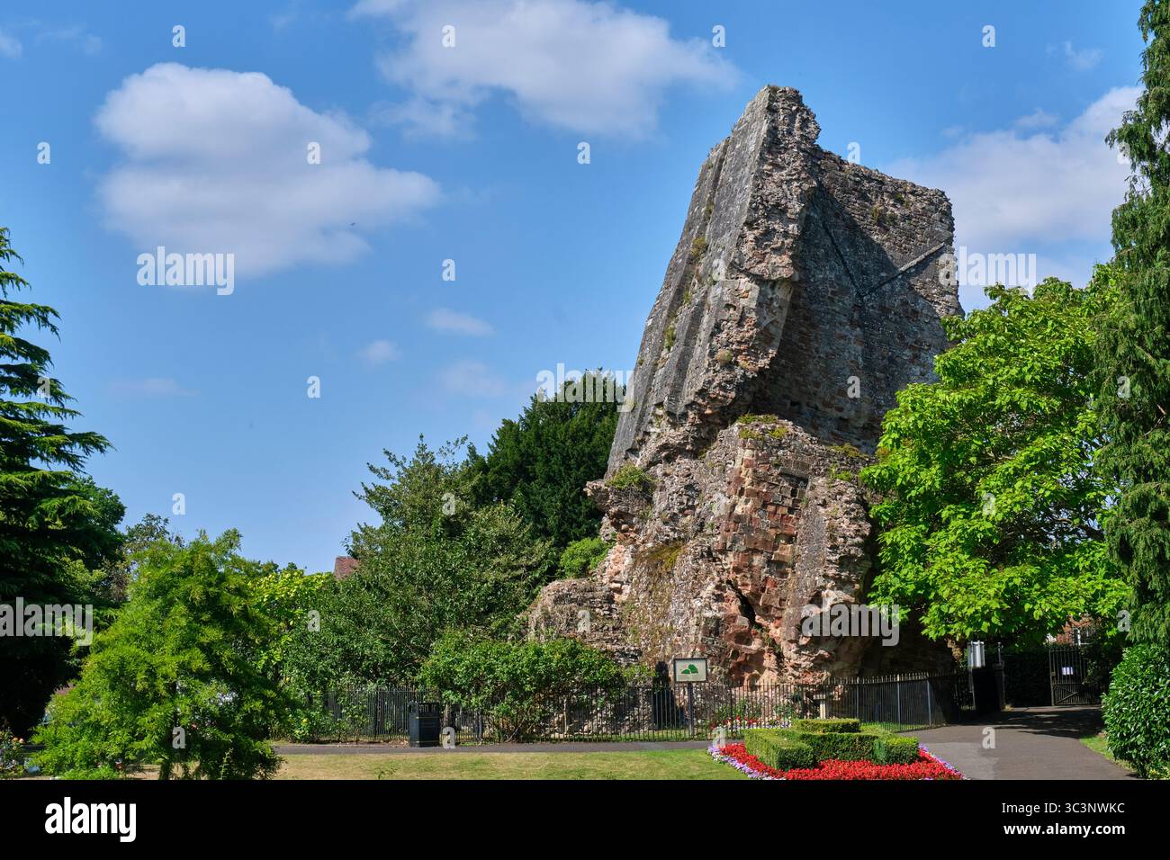 Château de Bridgnorth, Bridgnorth, Shropshire Banque D'Images