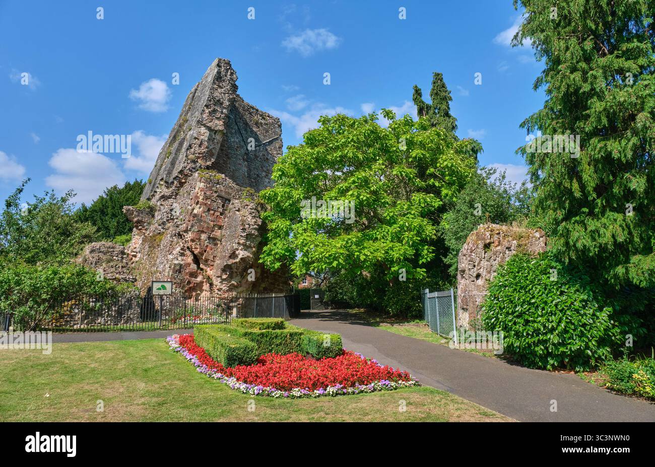 Château de Bridgnorth, Bridgnorth, Shropshire Banque D'Images