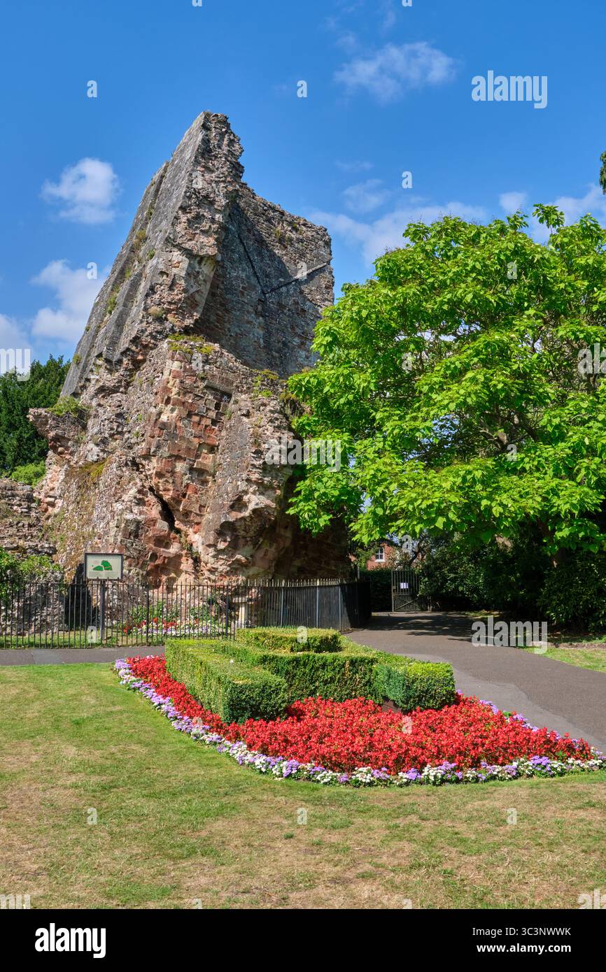 Château de Bridgnorth, Bridgnorth, Shropshire Banque D'Images