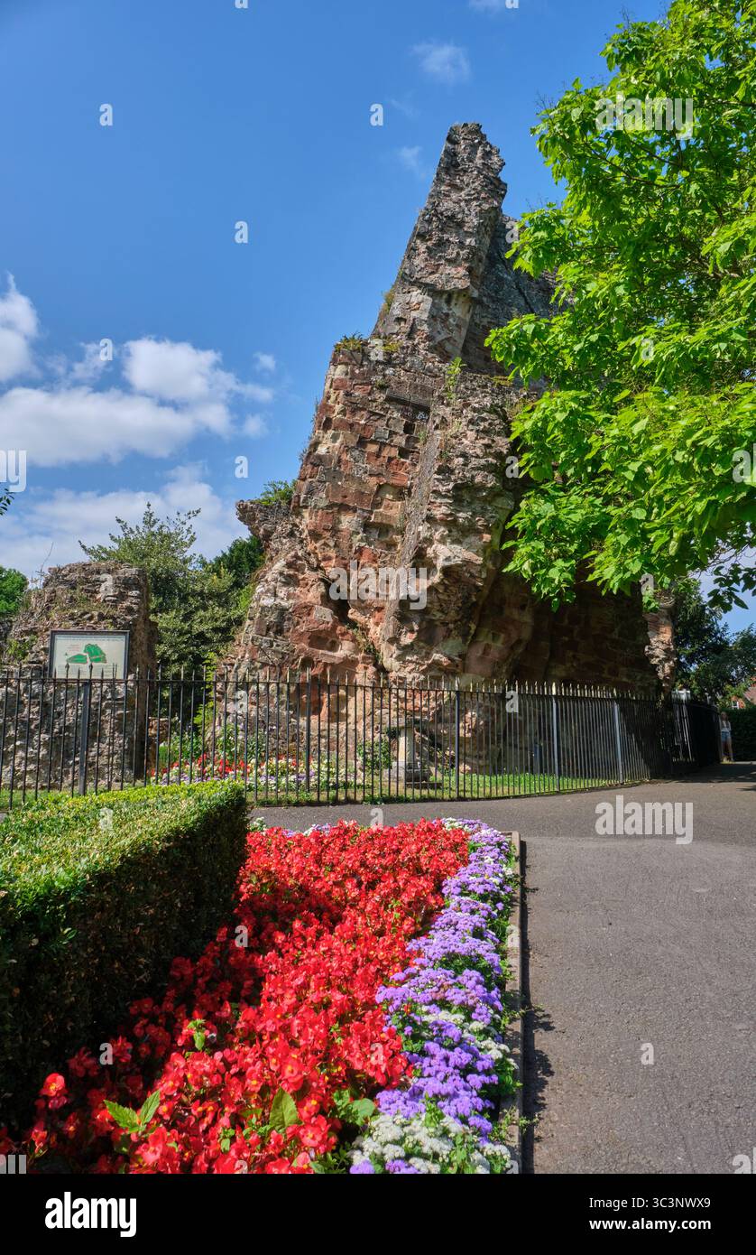 Château de Bridgnorth, Bridgnorth, Shropshire Banque D'Images