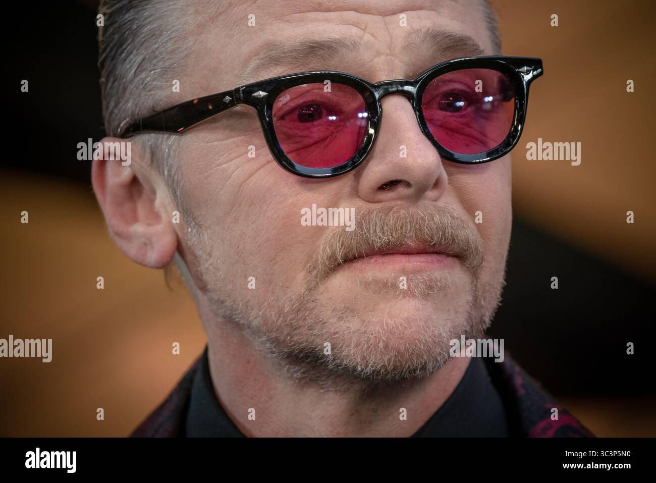 Londres, Royaume-Uni. 15 mai 2025. Simon Pegg assiste à la première mondiale de « Mission : impossible - The final Reckoning » à Leicester Square. Banque D'Images