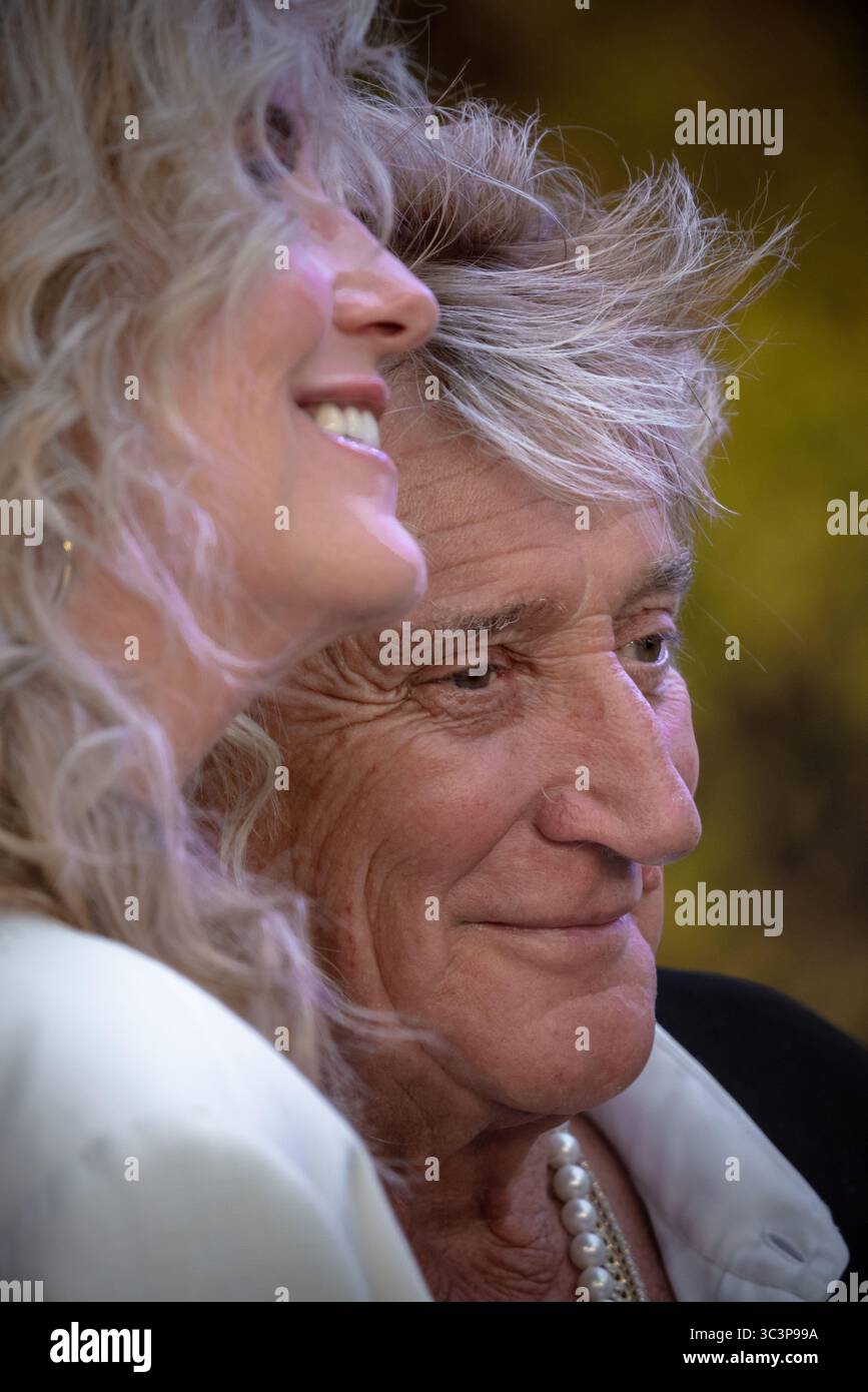 Londres, Royaume-Uni. 15 mai 2025. Penny Lancaster et Rod Stewart assistent à la première mondiale du film « Mission : impossible - The final Reckoning » Banque D'Images